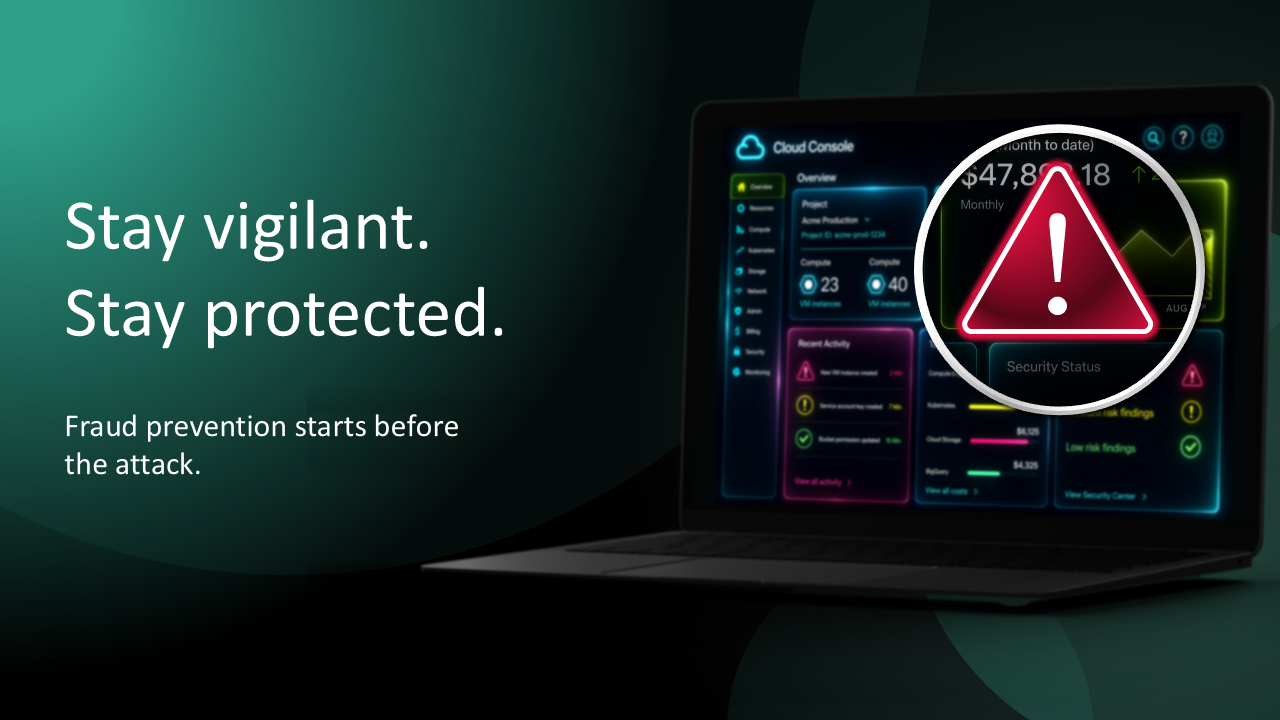 Cloud consumption fraud report